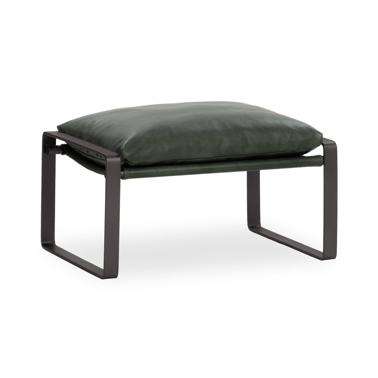 Morgan Ottoman - Forest Green