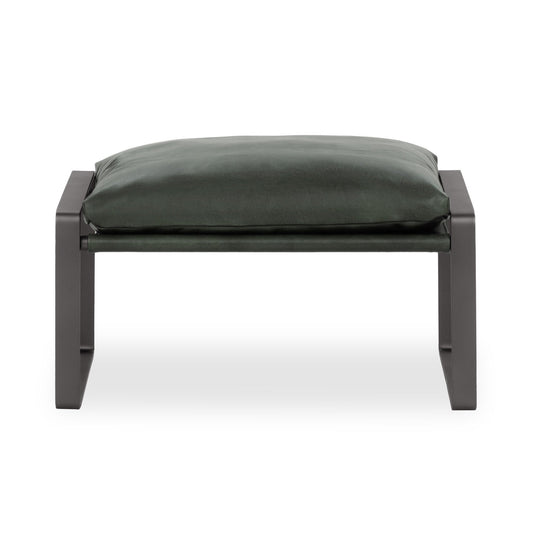 Morgan Ottoman - Forest Green