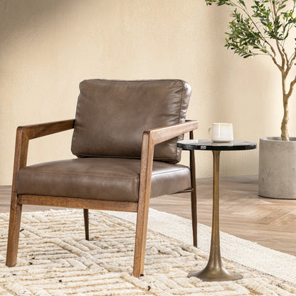 Julia Accent Chair - Truffle Brown