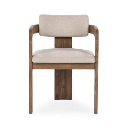 Labelle Dining Armchair - Tan Oak