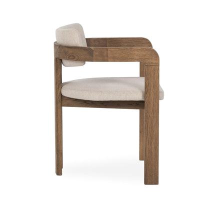 Labelle Dining Armchair - Tan Oak