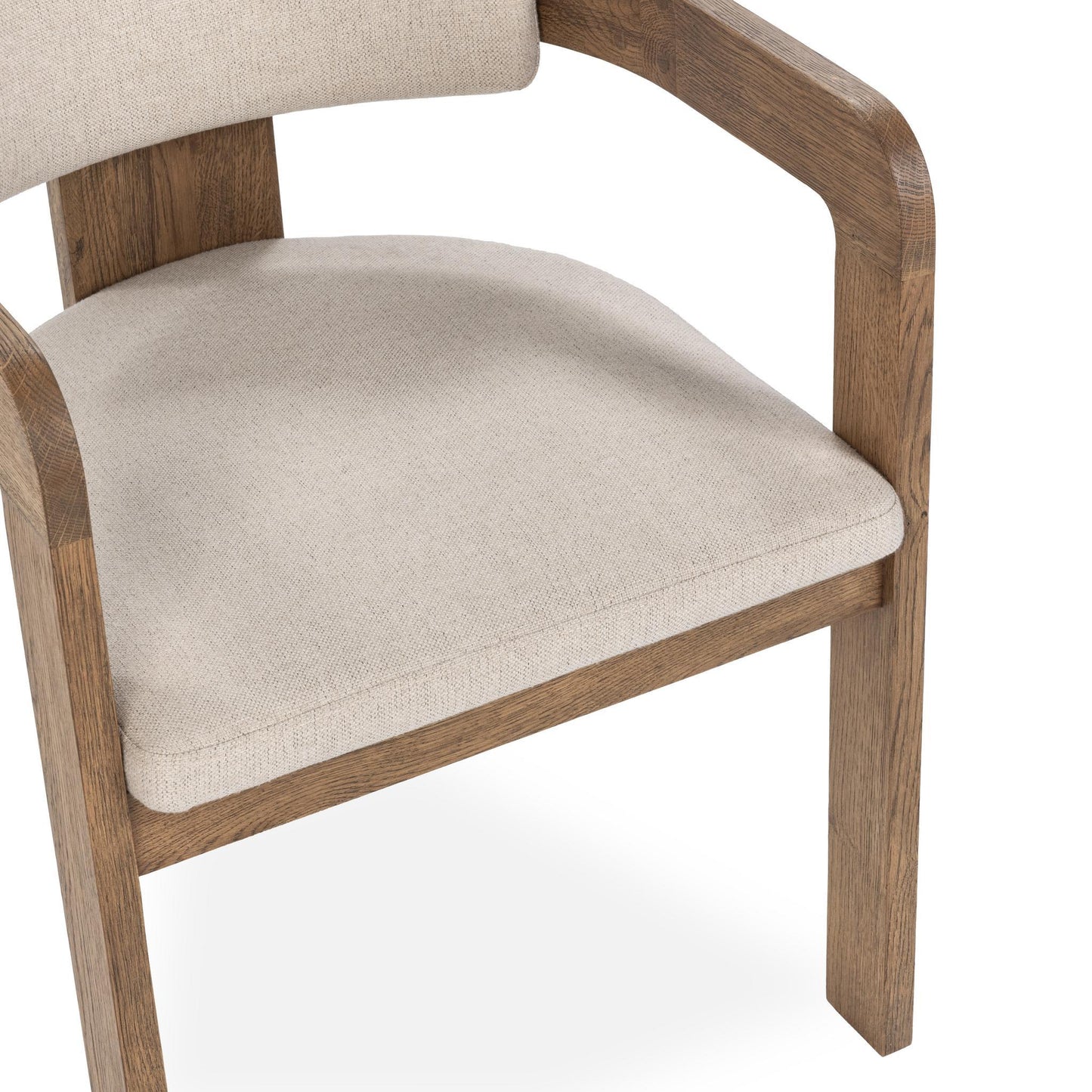 Labelle Dining Armchair - Tan Oak