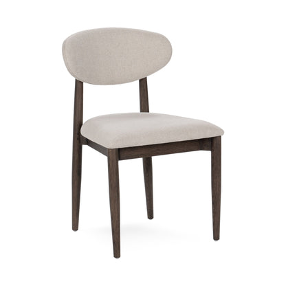 Tiber Upholstered Dining Chair Set of 2 - Toasted Brown