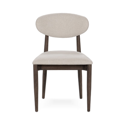 Tiber Upholstered Dining Chair Set of 2 - Toasted Brown