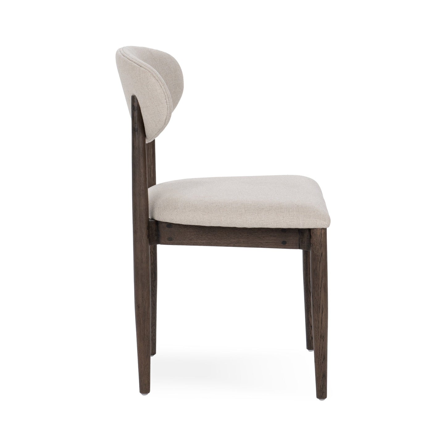 Tiber Upholstered Dining Chair Set of 2 - Toasted Brown