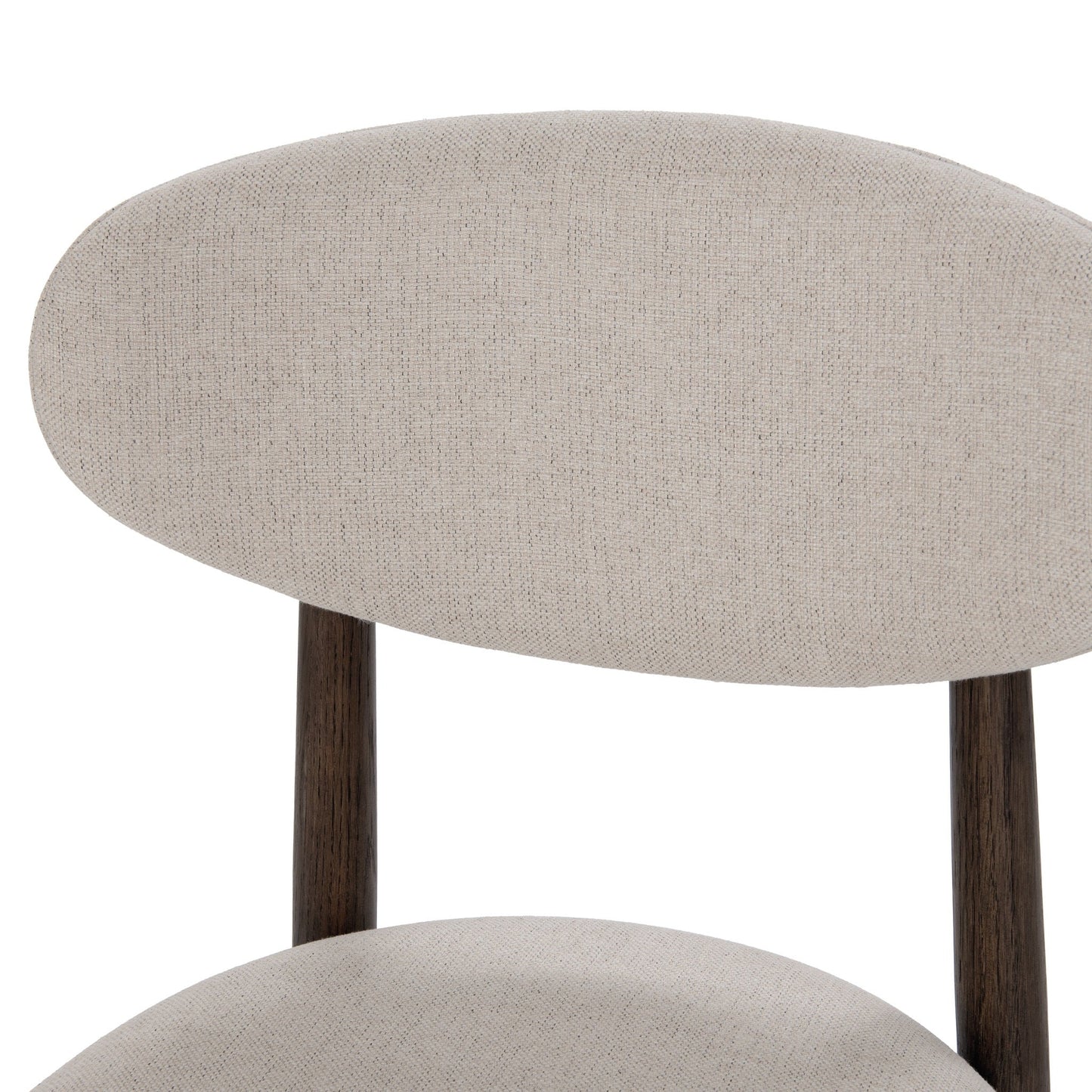 Tiber Upholstered Dining Chair Set of 2 - Toasted Brown