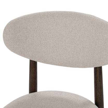 Tiber Upholstered Dining Chair Set of 2 - Toasted Brown