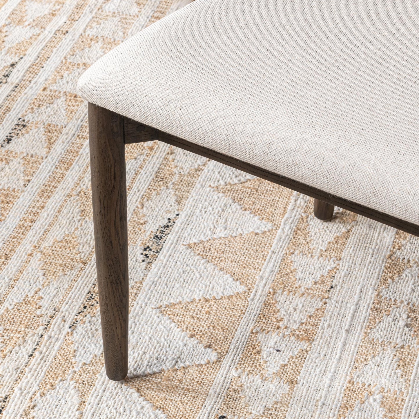 Tiber Upholstered Dining Chair Set of 2 - Toasted Brown