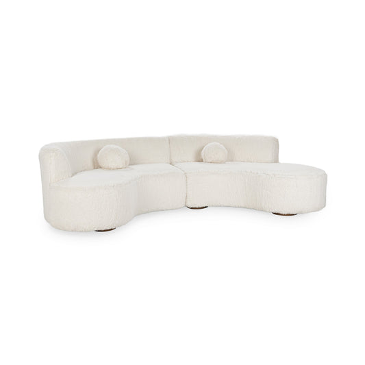 Octavia Upholstered Sectional - Vanilla