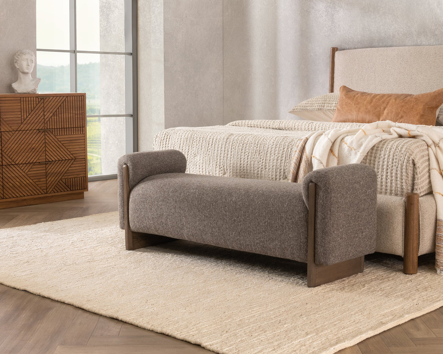 Sierra Upholstered Bench