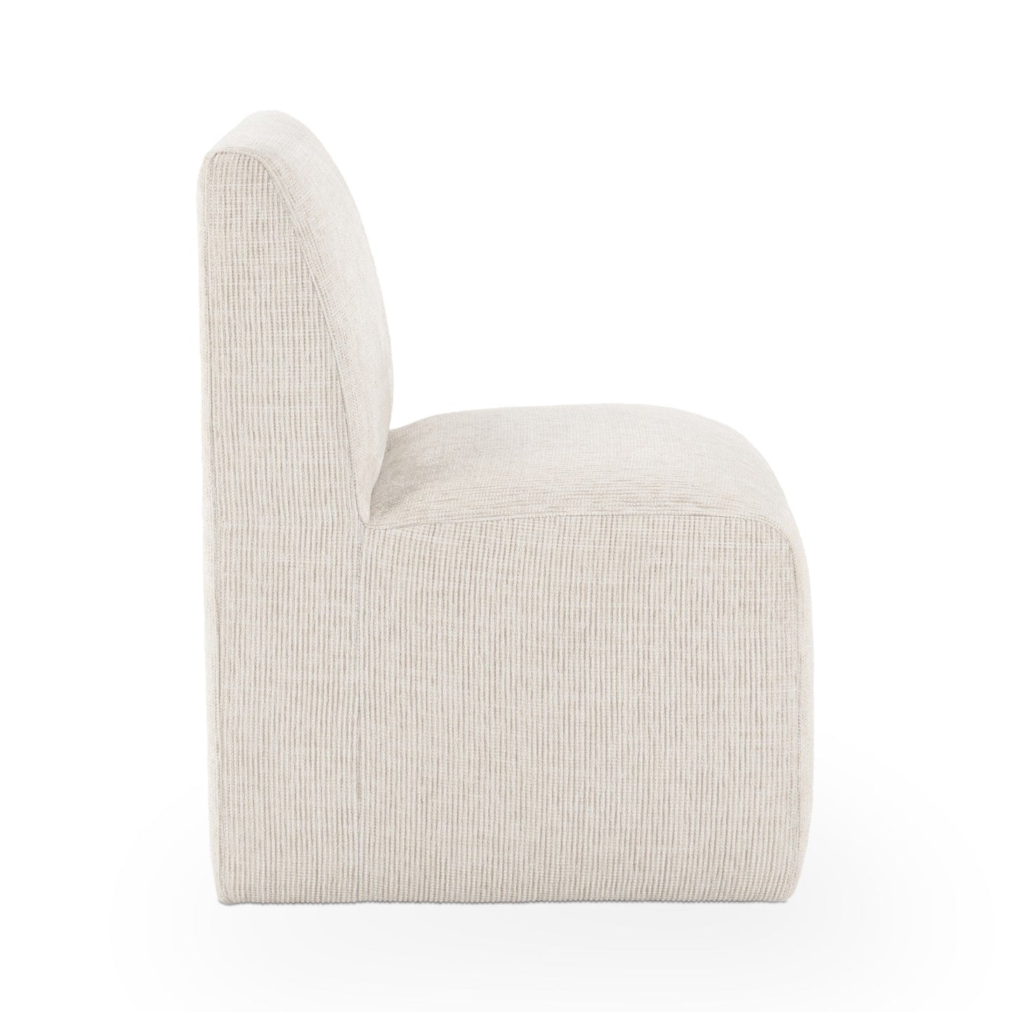 Brighton Upholstered Dining Chair - Beige Vanilla