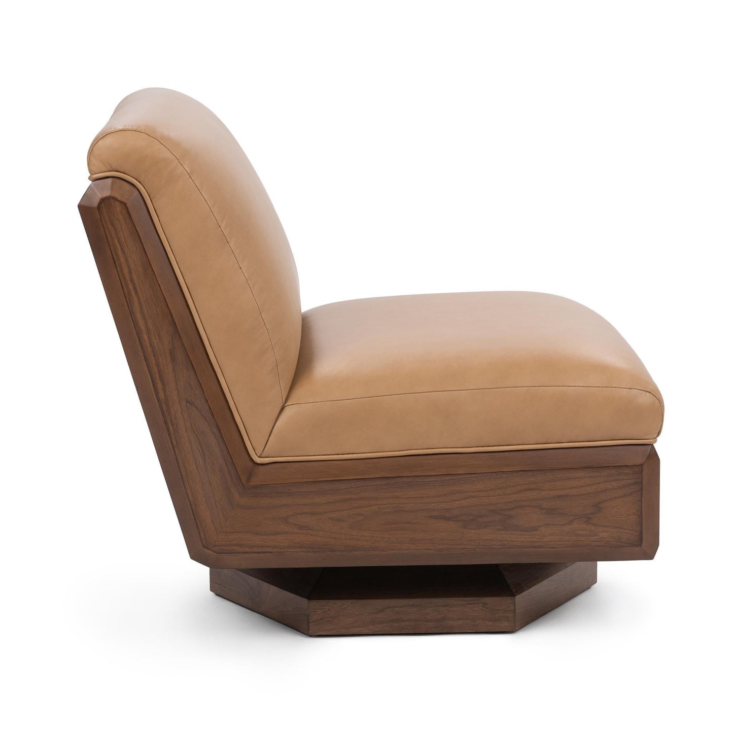 Myla Swivel Accent Chair - Tan