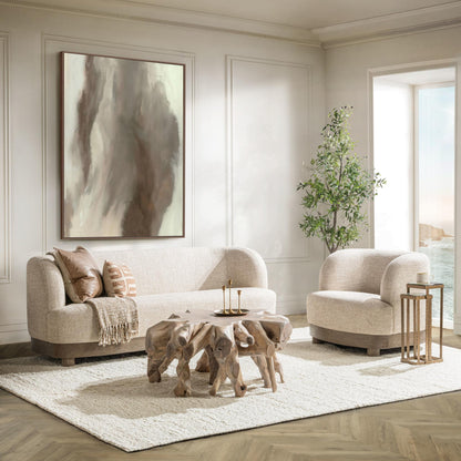 Meera Accent Chair - Latte