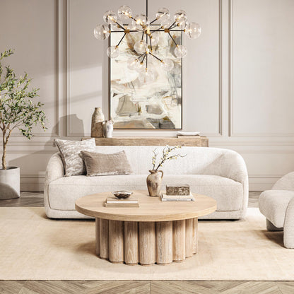 Argon Sofa - Ivory Blush