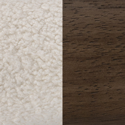 Dahlia Accent Chair - Ivory Fleece