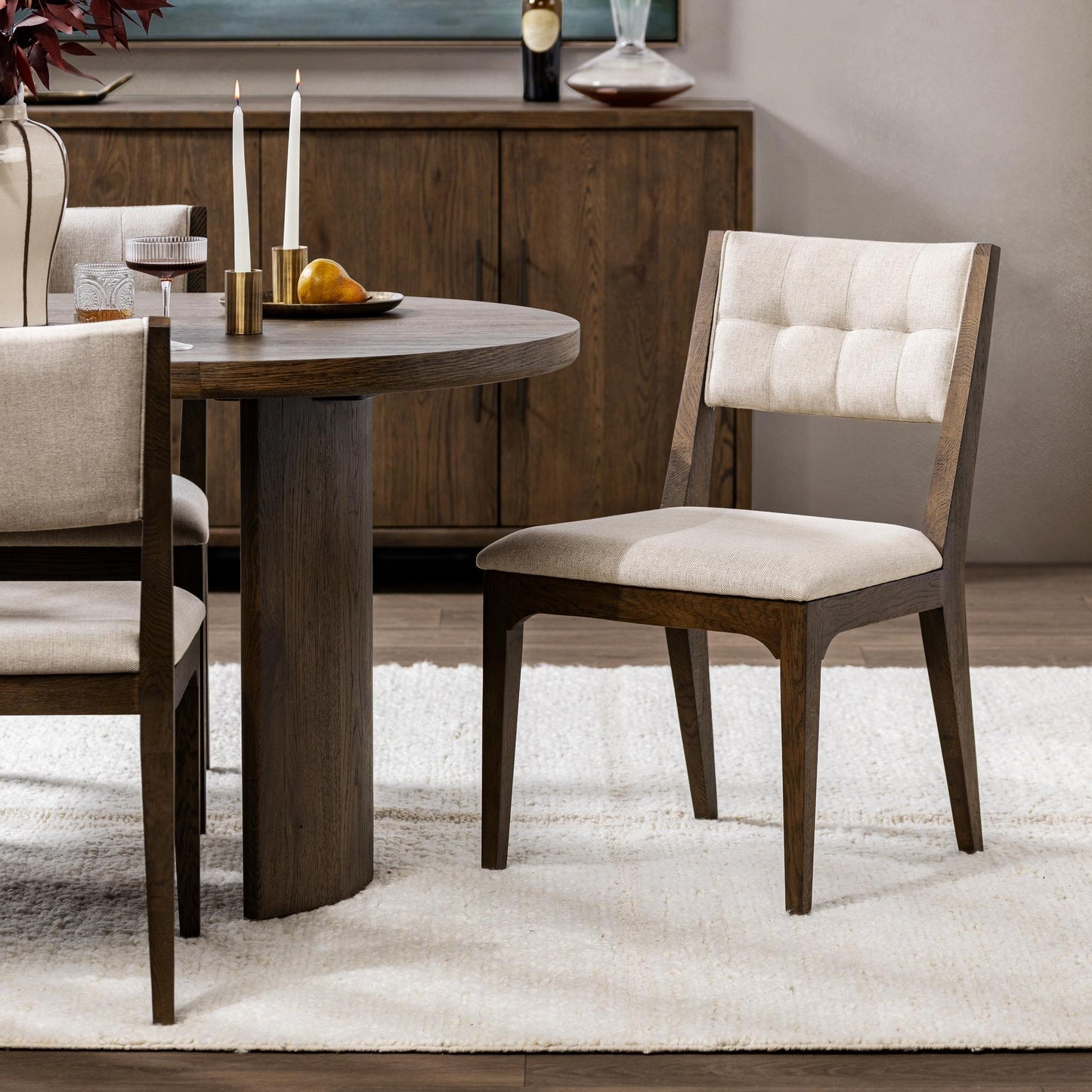 Estelle Dining Chair Set of 2 - Soft Cocoa