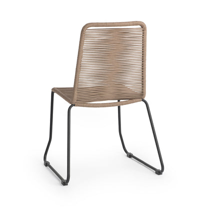 Joslyn Dining Chair Set of 2 - Woven Clay