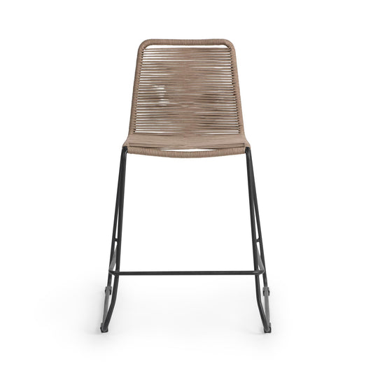 Joslyn Outdoor Counter Stool - Woven Clay