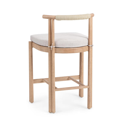 Oliver Outdoor Armless Counter Stool - Butterscotch