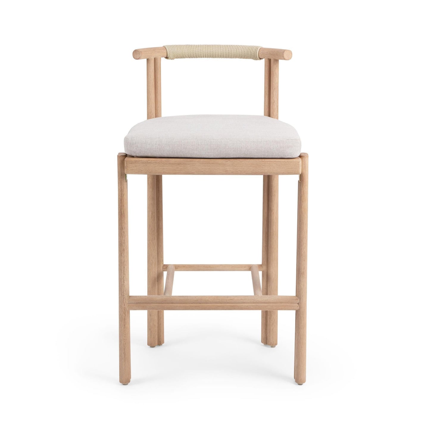 Oliver Outdoor Armless Barstool - Butterscotch