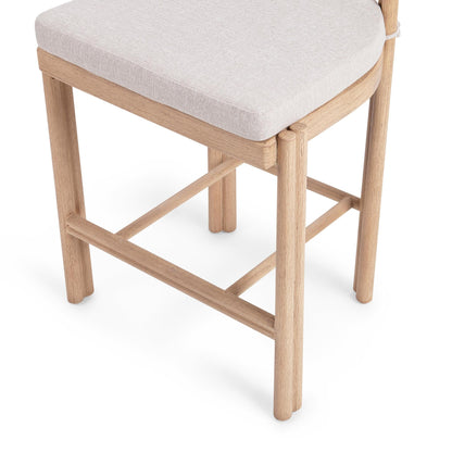 Oliver Outdoor Armless Barstool - Butterscotch