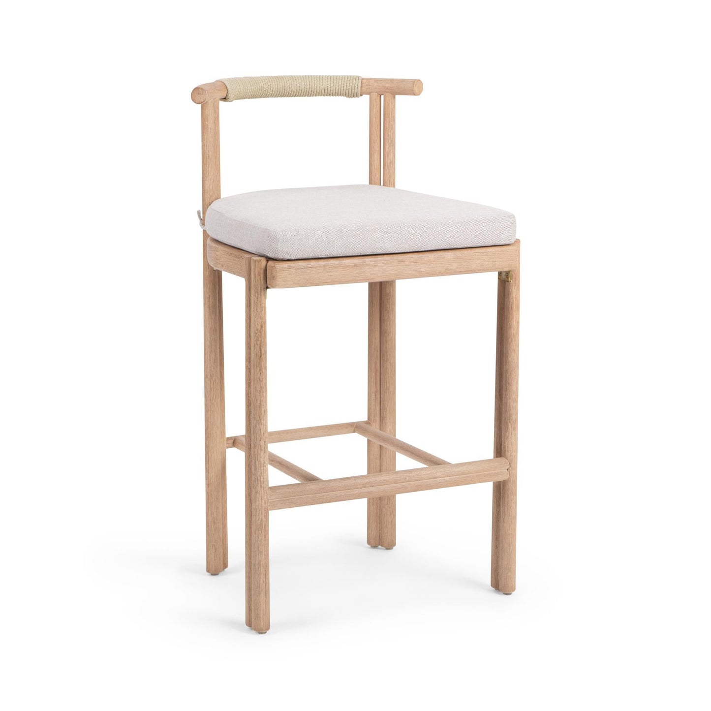 Oliver Outdoor Armless Barstool - Butterscotch