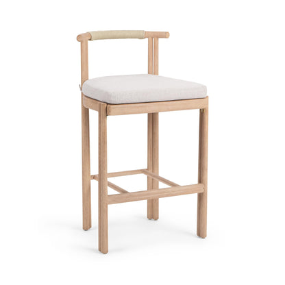 Oliver Outdoor Armless Barstool - Butterscotch