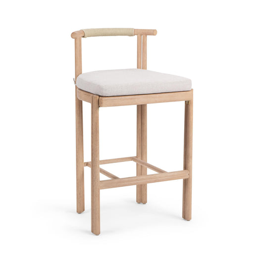 Oliver Outdoor Armless Barstool - Butterscotch
