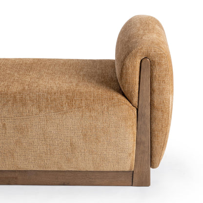 Soraya Accent Bench - Spiced Amber