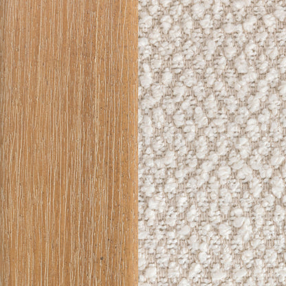 Caprice Accent Chair - Light Beige/ Natural