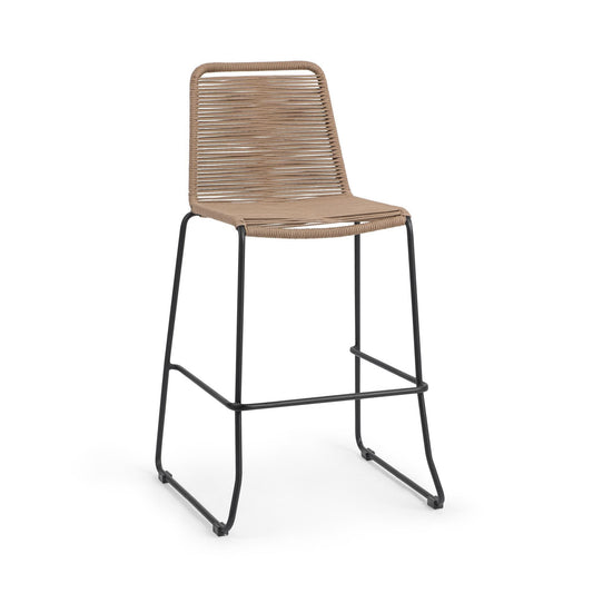 Joslyn Outdoor Bar Stool - Woven Clay