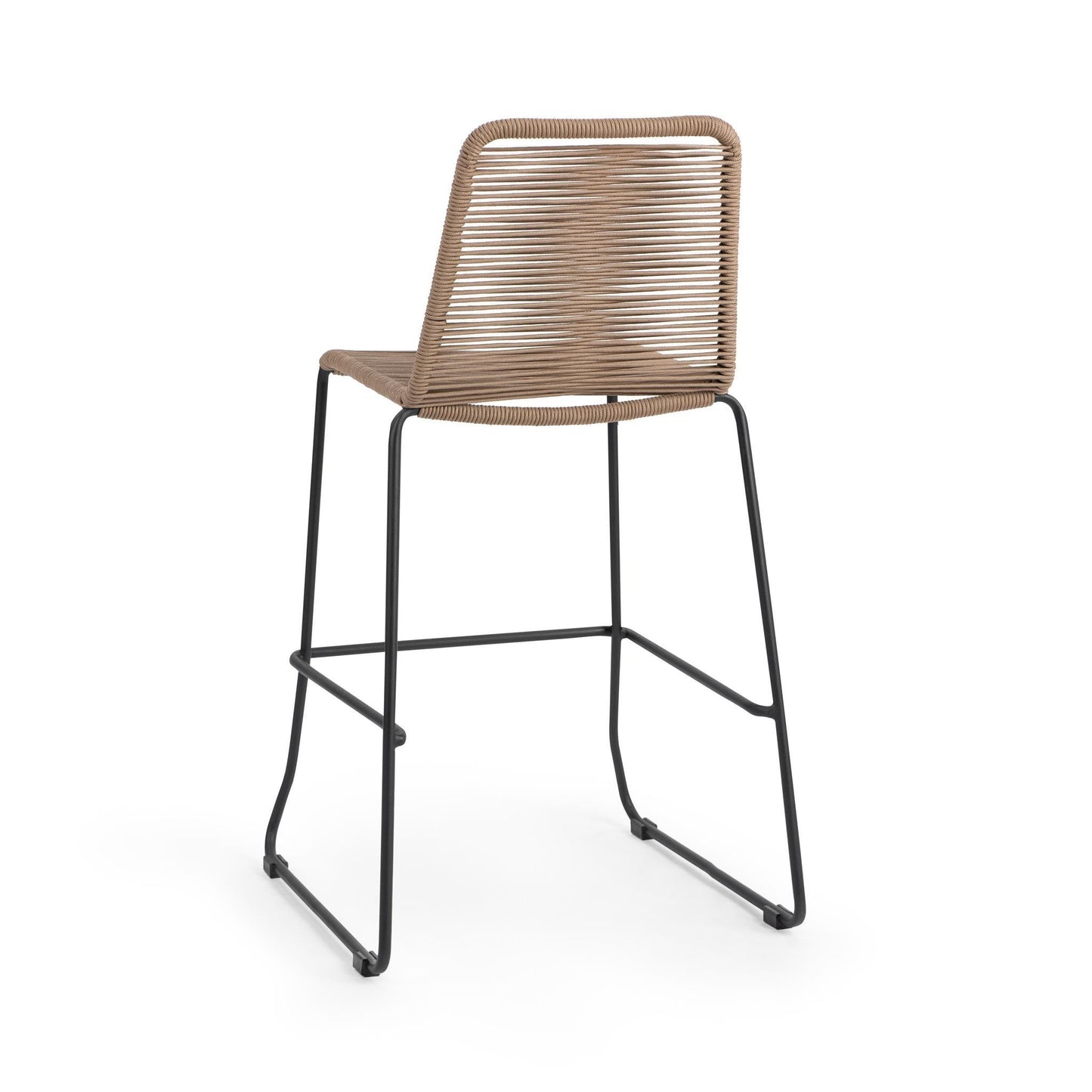 Joslyn Outdoor Bar Stool - Woven Clay