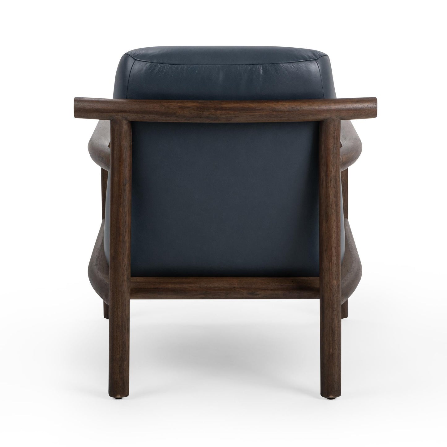Azoria Leather Accent Chair - Mystic Blue