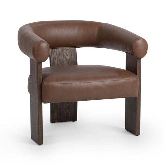 Julina Accent Chair - Rich Cocoa
