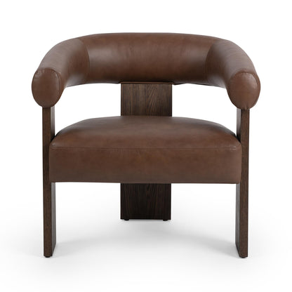 Julina Accent Chair - Rich Cocoa