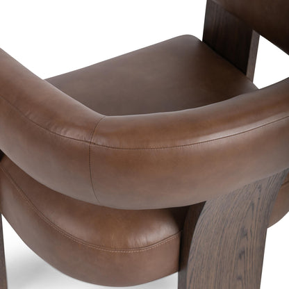Julina Accent Chair - Rich Cocoa
