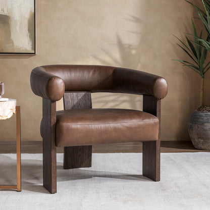 Julina Accent Chair - Rich Cocoa