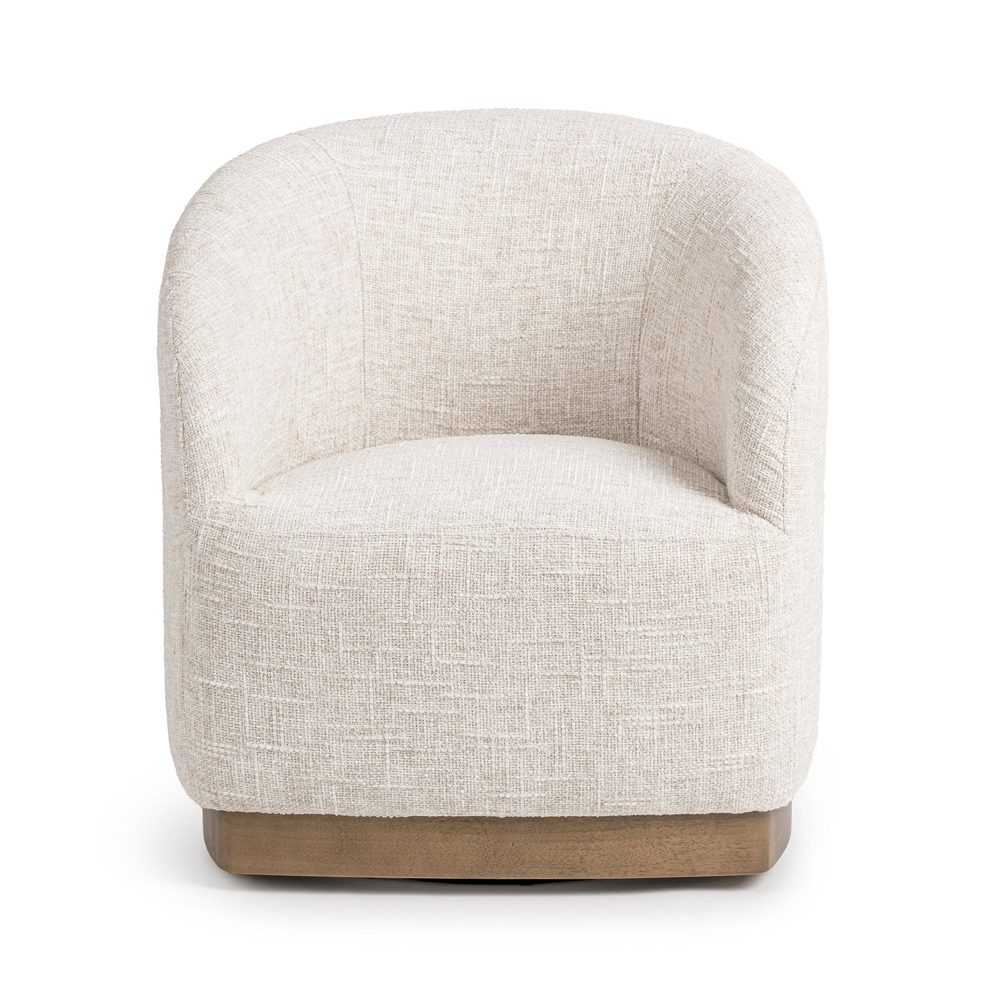 Diah Swivel Accent Chair - Toasted Linen