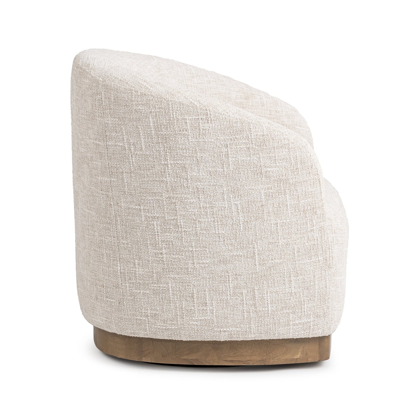 Diah Swivel Accent Chair - Toasted Linen