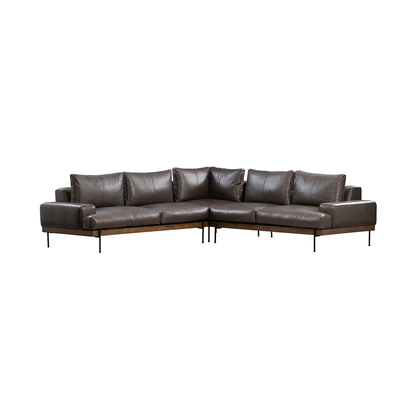 Largo Leather Sectional Sofa