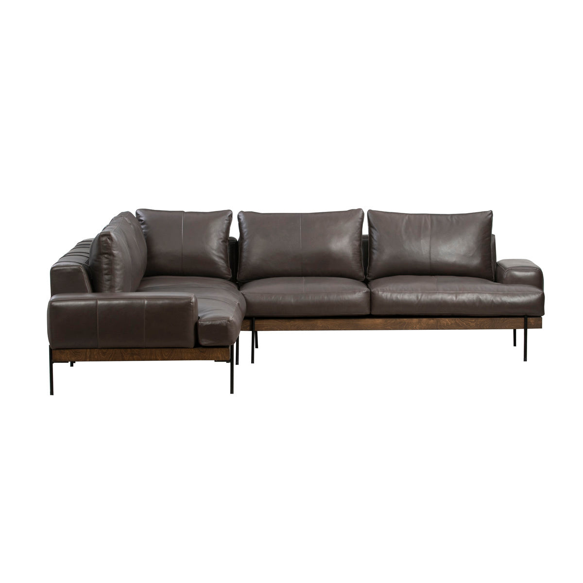 Largo Leather Sectional Sofa