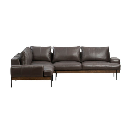 Largo Leather Sectional Sofa