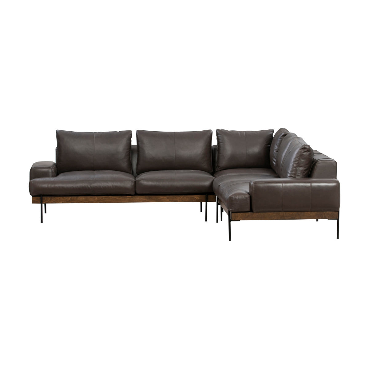 Largo Leather Sectional Sofa