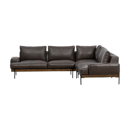Largo Leather Sectional Sofa