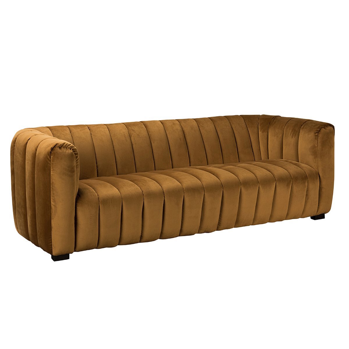 Claire Upholstered Sofa - Amber