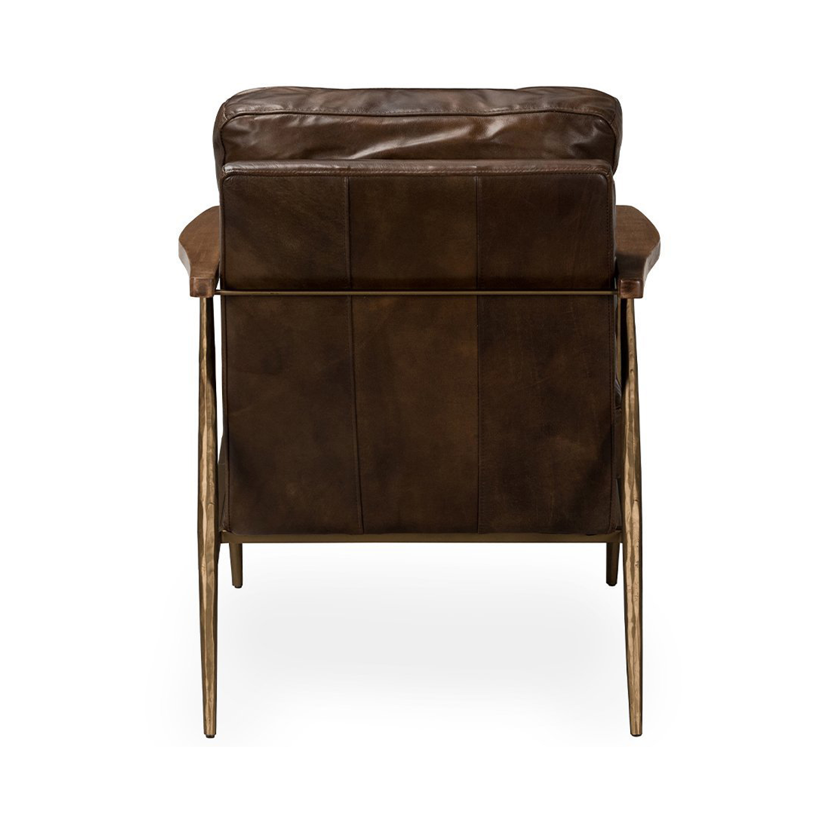 Christopher Leather Club Chair - Truffle Brown