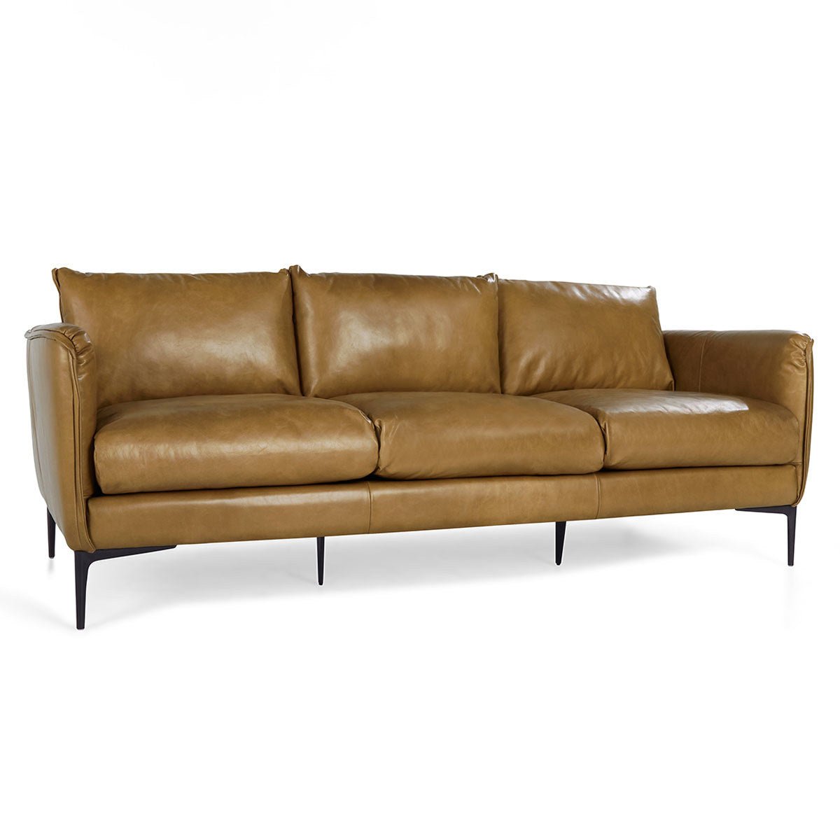 Abigail Leather Sofa - Adobe Tan