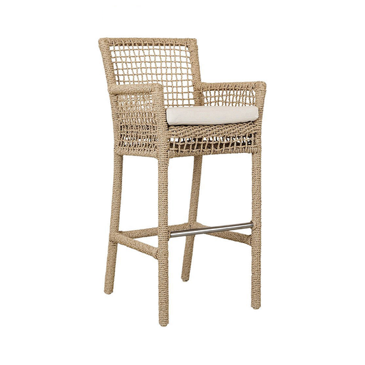 Brisbane Outdoor Bar Stool - Natural