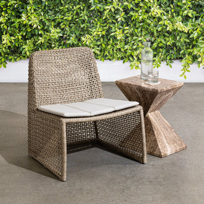 Michelle Outdoor Accent Chair - Linen