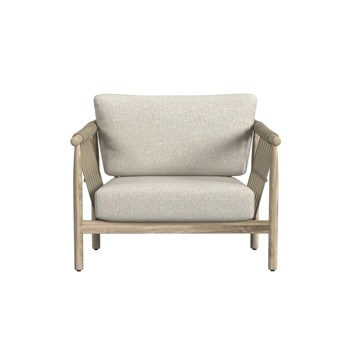 Leo Outdoor Accent Chair - Taupe